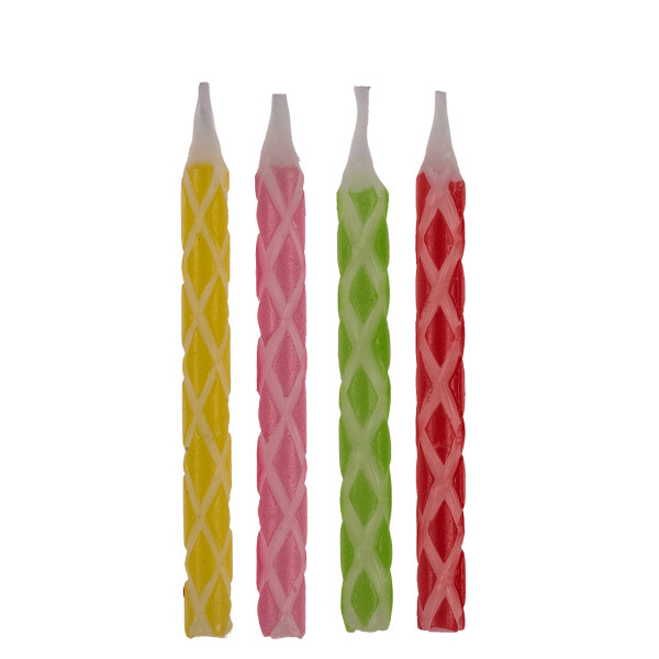 Bunte Tortenkerzen (24 Stk.) Bunte Tortenkerzen (24 Stk.)