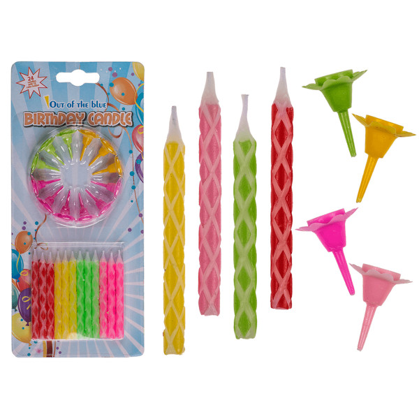 Bunte Tortenkerzen (24 Stk.) Bunte Tortenkerzen (24 Stk.)
