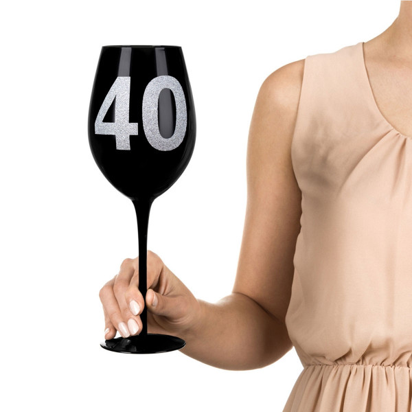 XXL Weinglas mit Nummer 40 (860ml)