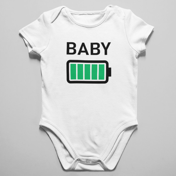 Baby-Bodysuit „Batterie - Baby“