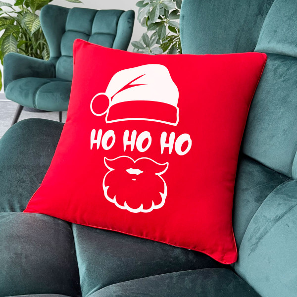 Dekoratives Kopfkissen "Ho-ho-ho" Dekoratives Kopfkissen "Ho-ho-ho"
