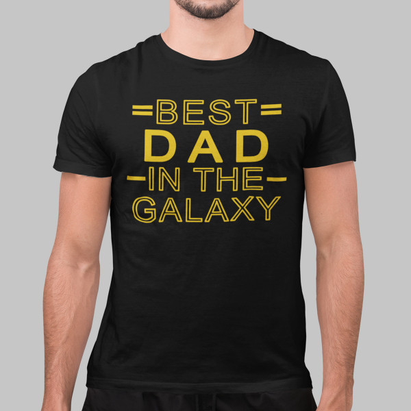 T-shirt "Best dad in the galaxy"