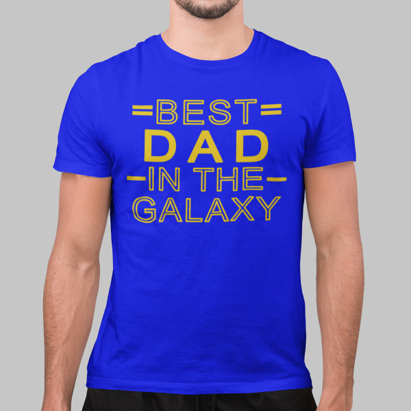 T-shirt "Best dad in the galaxy"
