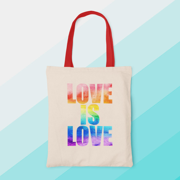 Stofftasche "Love is love" Stofftasche "Love is love"