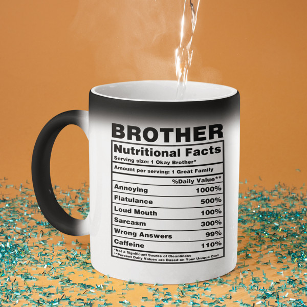 Tasse "Brother Nutrition Facts"