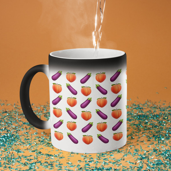 Becher "Eggplant and peach" Becher "Eggplant and peach"