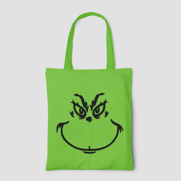 Bunte Stofftasche "Grinch" Bunte Stofftasche "Grinch"