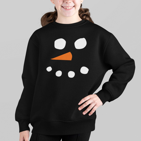 Sweatshirt für Kinder "Schneemann" (ohne Kapuze) Sweatshirt für Kinder "Schneemann" (ohne Kapuze)