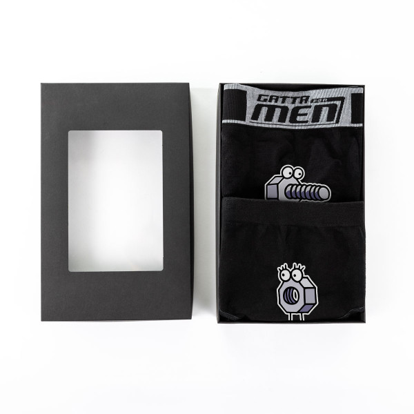 Unterwäsche-Set für Paare "Freche Schrauben"