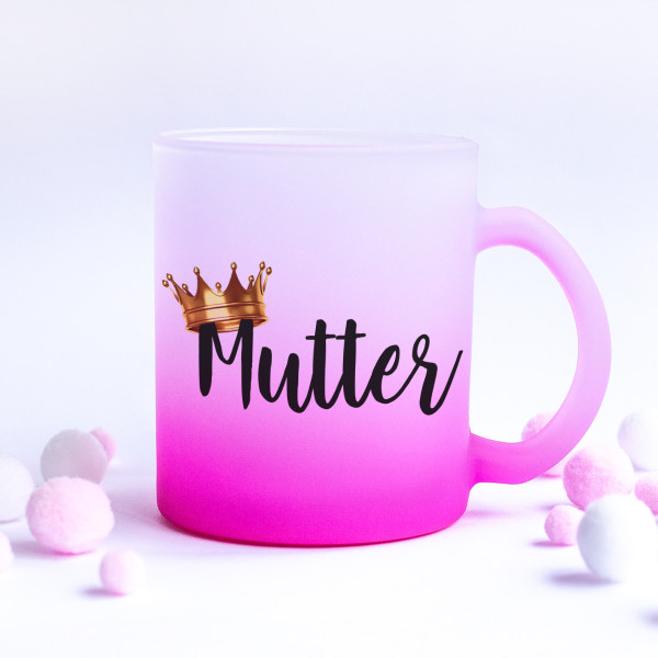 Becher aus Milchglas "Mutter" Becher aus Milchglas "Mutter"