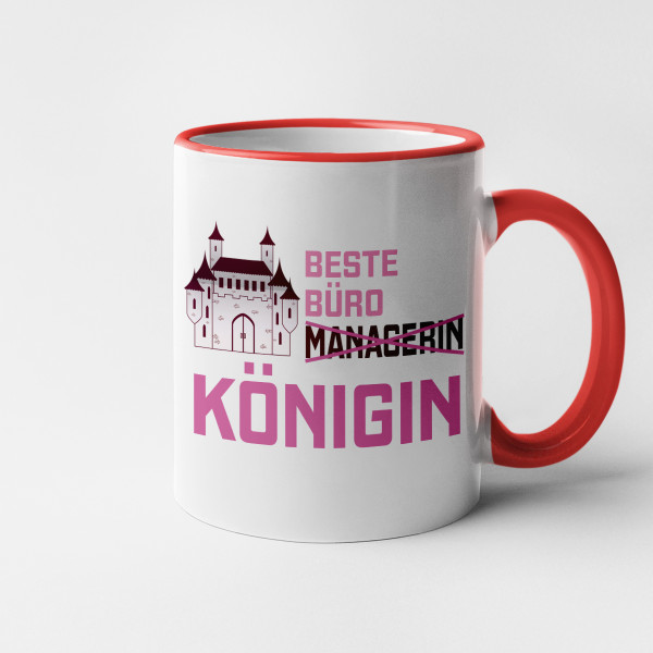 Becher "Bürokönigin"