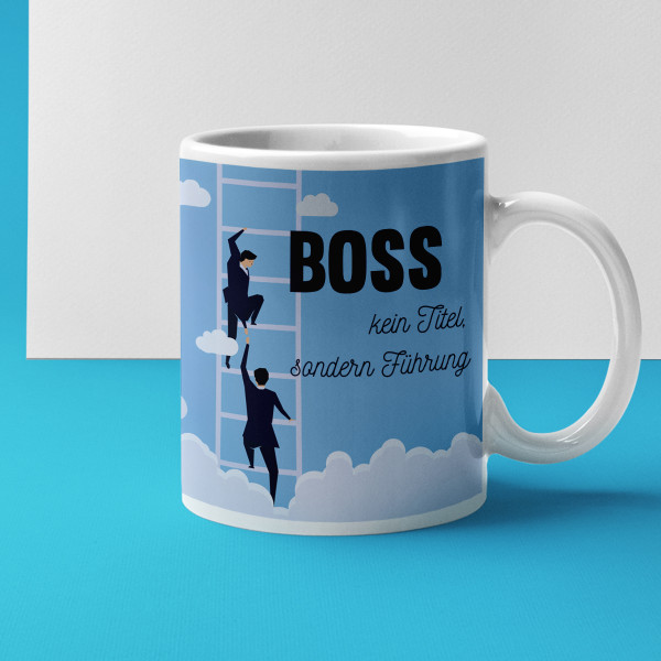 Becher "Chef - kein Titel"