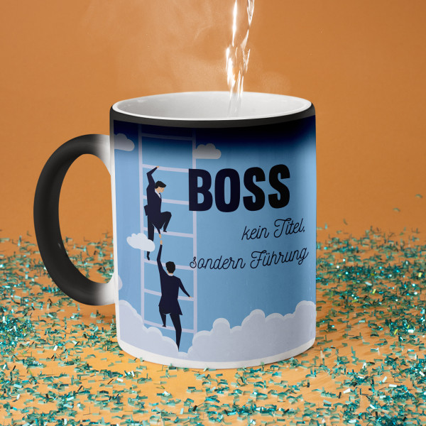 Becher "Chef - kein Titel"