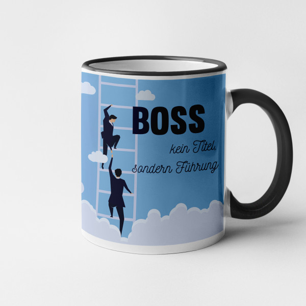 Becher "Chef - kein Titel"