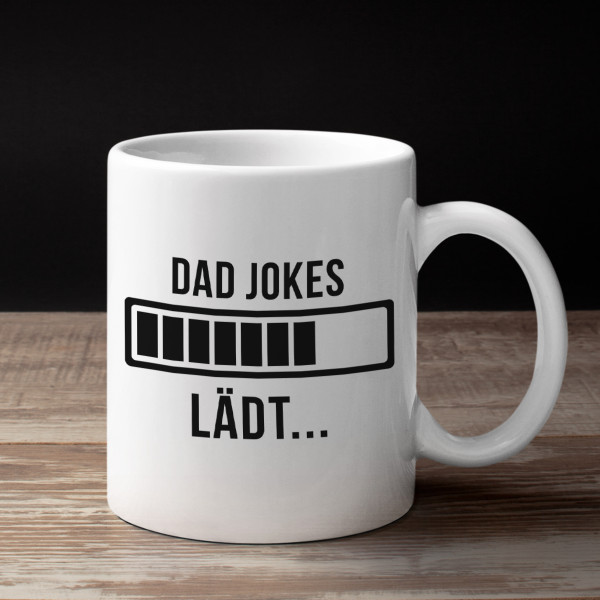 Becher "Dad Jokes laden"
