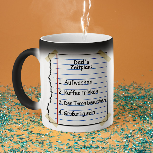 Becher "Dad's Zeitplan" Becher "Dad's Zeitplan"