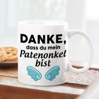 Becher "Danke, dass du mein Patenonkel bist" Becher "Danke, dass du mein Patenonkel bist"