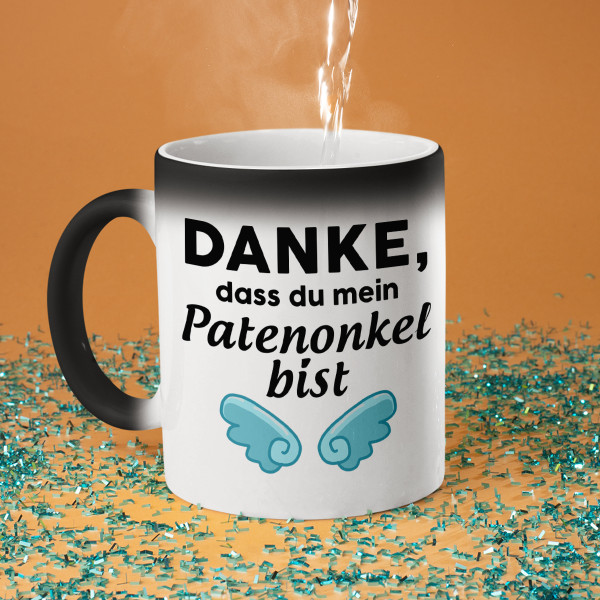 Becher "Danke, dass du mein Patenonkel bist"