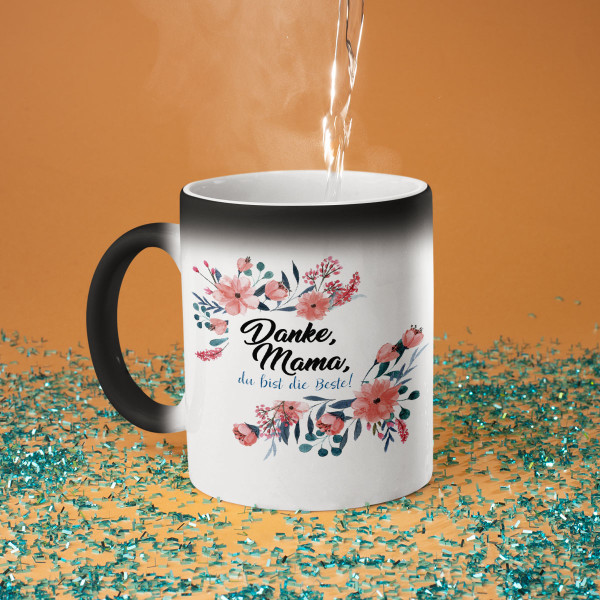 Becher "Danke Mama, du bist die Beste" Becher "Danke Mama, du bist die Beste"