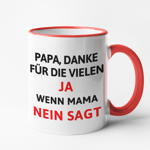 Becher "Danke, Papa"