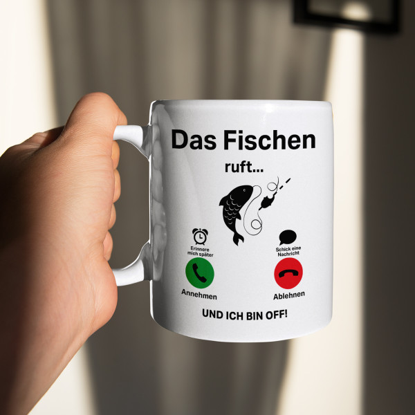 Becher "Das Fischen ruft"