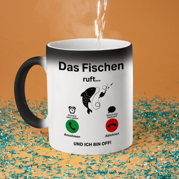 Becher "Das Fischen ruft"