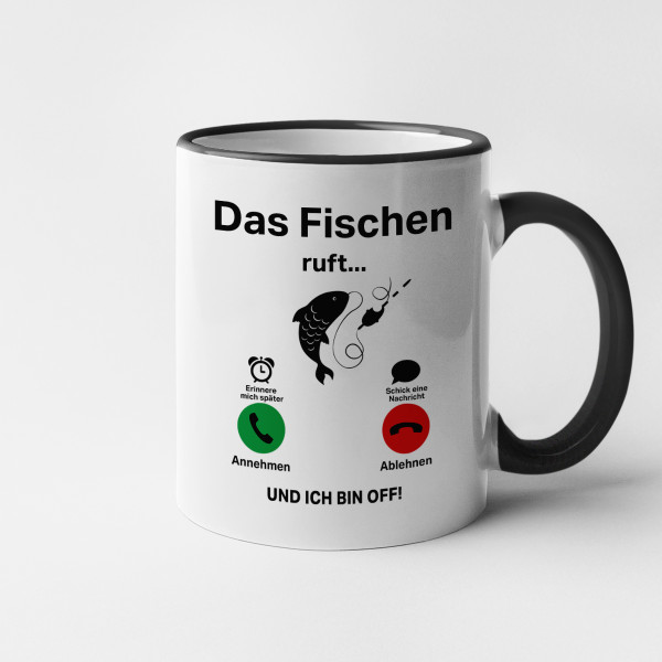 Becher "Das Fischen ruft"