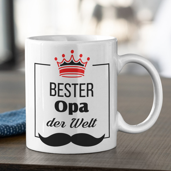 Becher "Der beste Opa der Welt"