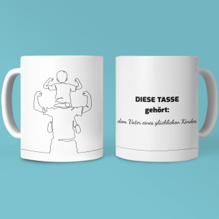 Becher "Der Vater eines glücklichen Kindes"
