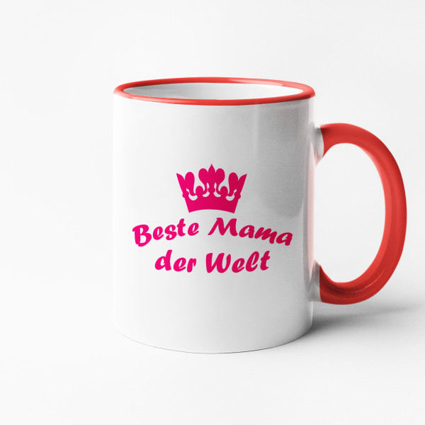 Becher "Die beste Mama der Welt" Becher "Die beste Mama der Welt"