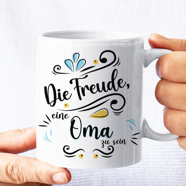 Becher "Die Freude, eine Oma zu sein"