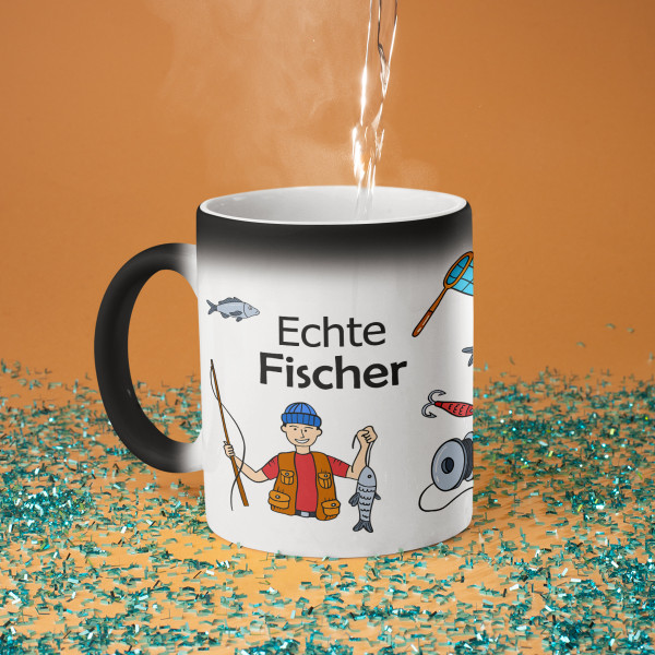 Becher "Die Regeln eines echten Fischers" Becher "Die Regeln eines echten Fischers"