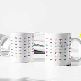 Becher "Du bist die Liebe"