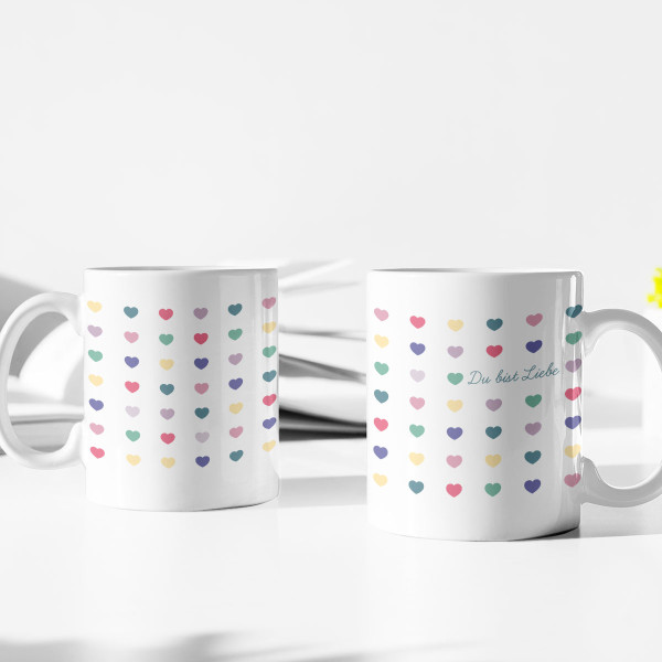 Becher "Du bist die Liebe"