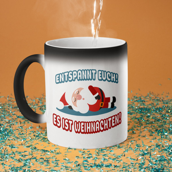 Becher "Entspannt euch! Es ist Weihnachten"