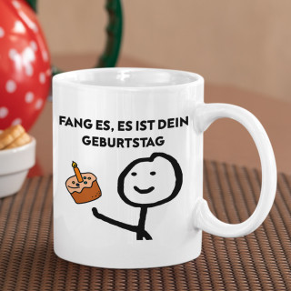 Becher "Fang das" Becher "Fang das"
