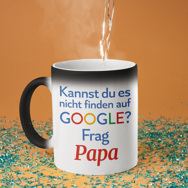 Becher "Frag Papa"