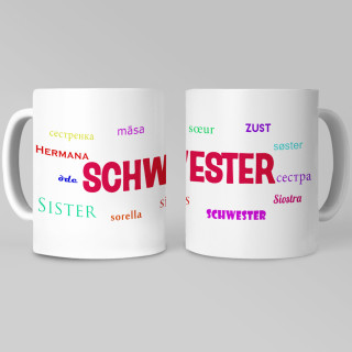 Becher "Für Schwester"