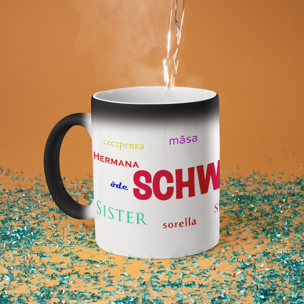 Becher "Für Schwester" Becher "Für Schwester"
