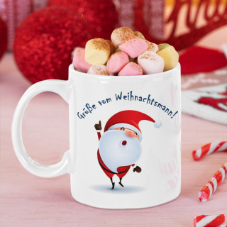 Becher "Grüße vom Weihnachtsmann"