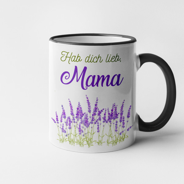 Becher "Hab dich lieb, Mama" Becher "Hab dich lieb, Mama"