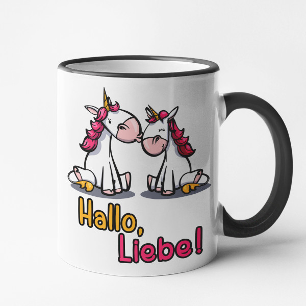 Becher "Hallo, Liebe!"