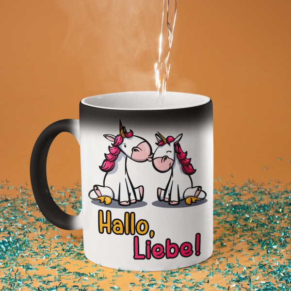 Becher "Hallo, Liebe!"