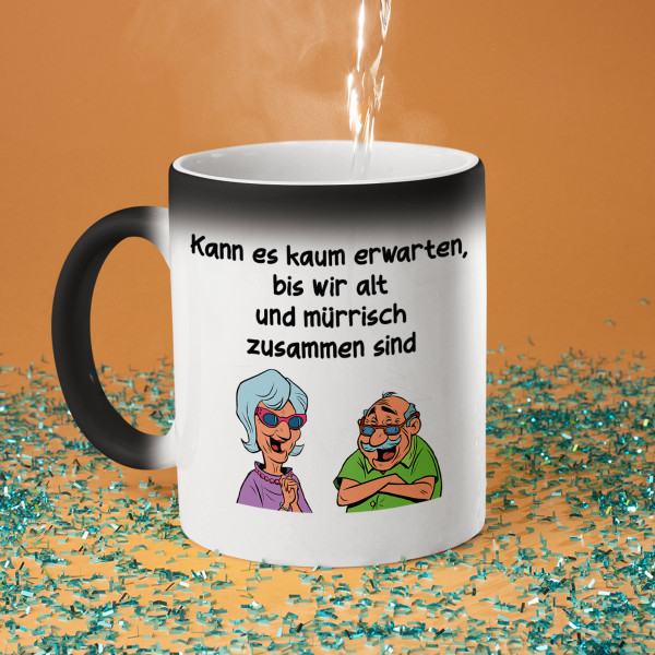 Becher "Ich kann's kaum erwarten" Becher "Ich kann's kaum erwarten"