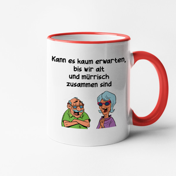 Becher "Ich kann's kaum erwarten" Becher "Ich kann's kaum erwarten"