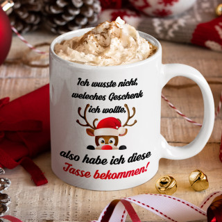 Becher "Ich wusste nicht, welches Geschenk ich wollte"