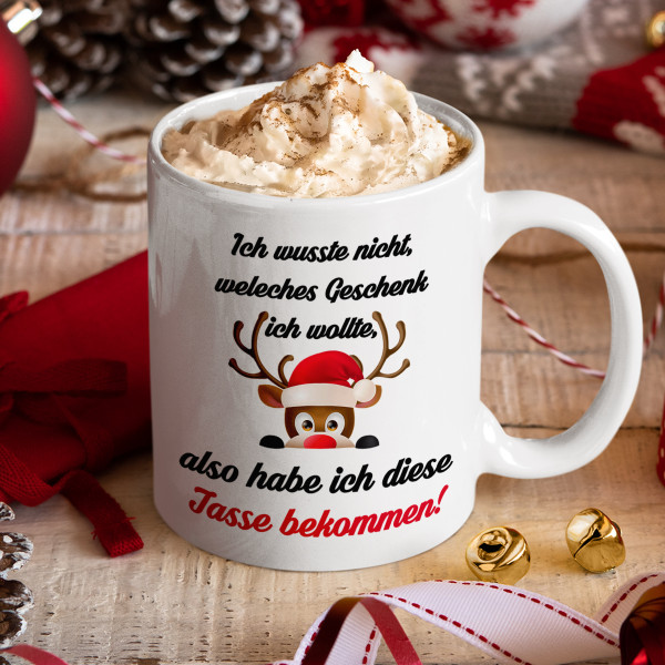 Becher "Ich wusste nicht, welches Geschenk ich wollte"