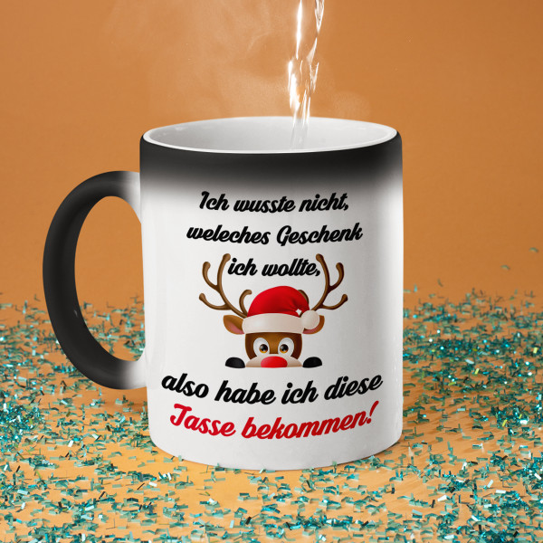 Becher "Ich wusste nicht, welches Geschenk ich wollte"