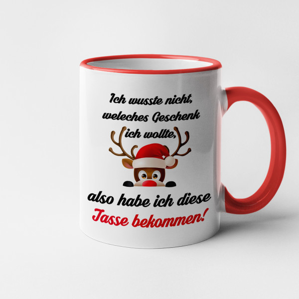 Becher "Ich wusste nicht, welches Geschenk ich wollte"