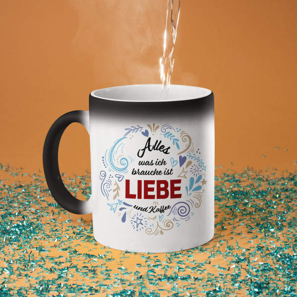 Becher "Liebe und Kaffee"